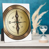 Compass North South East West Fotoplaat (Zijkant)