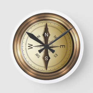 Compass North South East West Ronde Klok