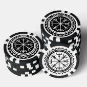 Compass Poker Chips om je weg te vinden (Opstapeling)