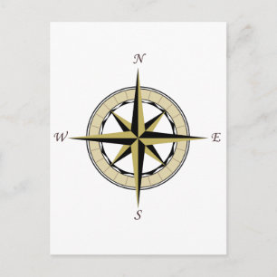 Compass Roos Art Briefkaart