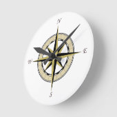 Compass Roos Art Ronde Klok (Hoek)