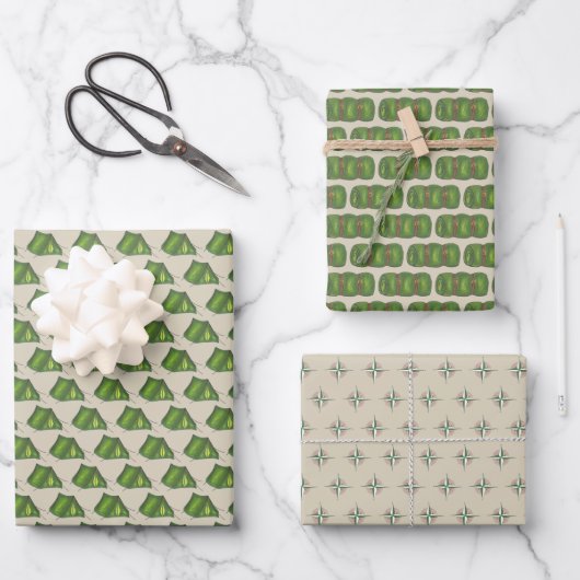 Compass Slaap Tent Summer Camping Inpakpapier Vel (Voorkant)