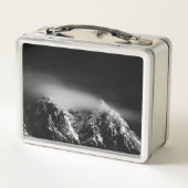 Compass star embleem monogram dramatische bergen (Achterkant)