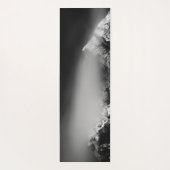 Compass star embleem monogram dramatische bergen yogamat (Achterkant)