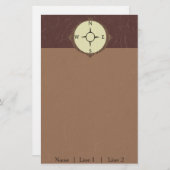 Compass Stationery Briefpapier (Voorkant / Achterkant)