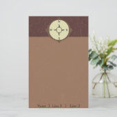 Compass Stationery Briefpapier (Staand voorkant)