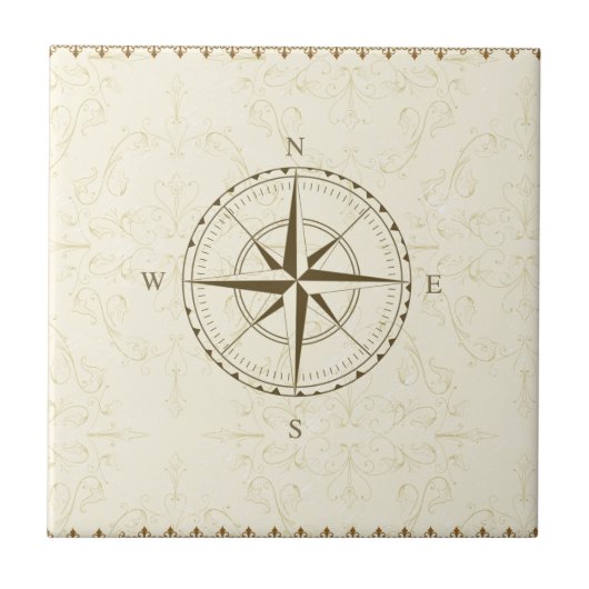 compass  zuidoosten tegeltje (Voorkant)