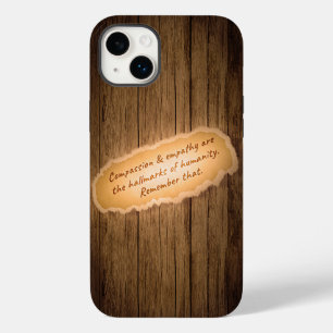 Compassie en empathie zijn de Hallarinaties van de Case-Mate iPhone 14 Plus Hoesje