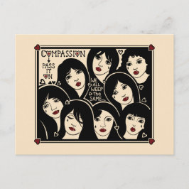 Compassie geeft het door aan_ Briefkaart