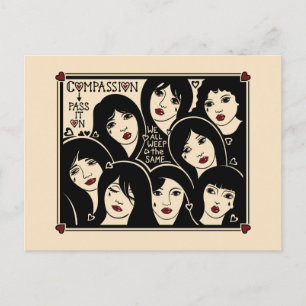 Compassie geeft het door aan_ Briefkaart