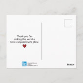 Compassie geeft het door aan_ Briefkaart (Achterkant)