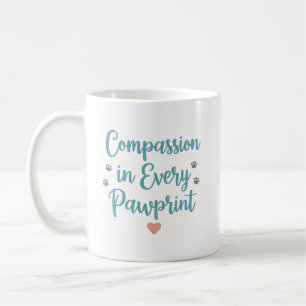 Compassie in elke pootafdruk – veterinair technicu koffiemok