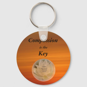 Compassie is de Key - SGI Buddhist Sleutelhanger