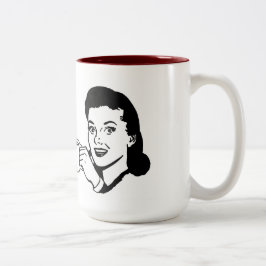 Compassie komt na tweekleurige koffiemok