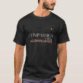 Compassie over compliance ABA BCBA therapie T-shirt (Voorkant)