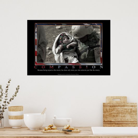 Compassie Poster (Keuken)