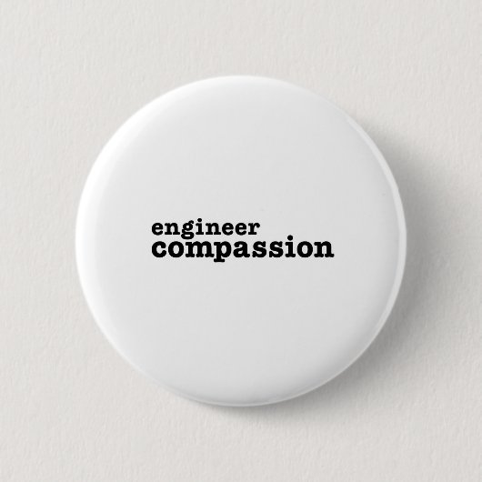 Compassie van technicus ronde button 5,7 cm (Voorkant)