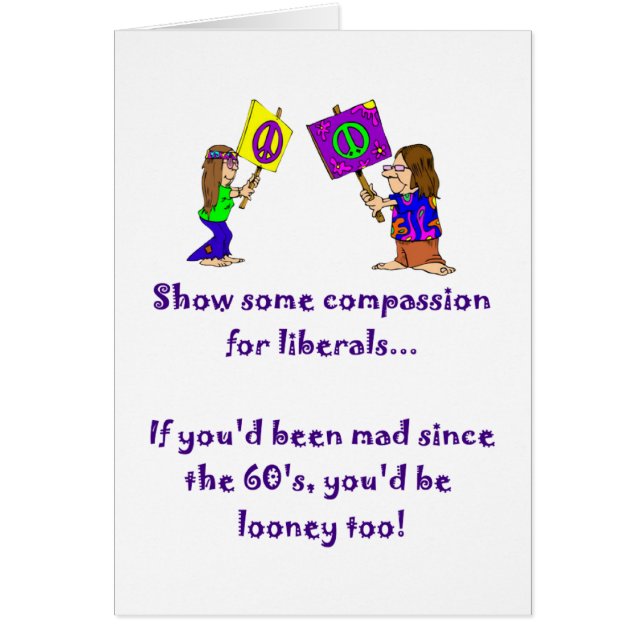 Compassion for Liberals Card (Voorkant)