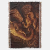 Compassionate Elephants Deken (Voorkant Verticaal)