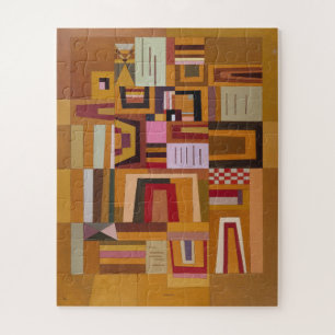 Compensatie, door Kandinsky geïnspireerde geometri Legpuzzel