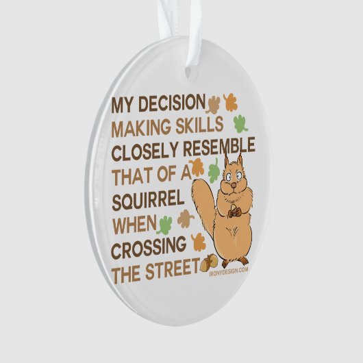 Compétences décisionnelles Humour d'écureuil (devant)