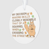 Compétences décisionnelles Humour d'écureuil (devant)