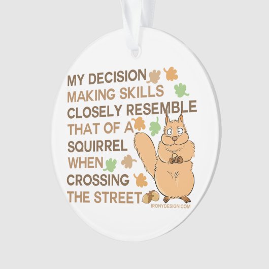 Compétences décisionnelles Humour d'écureuil (devant)