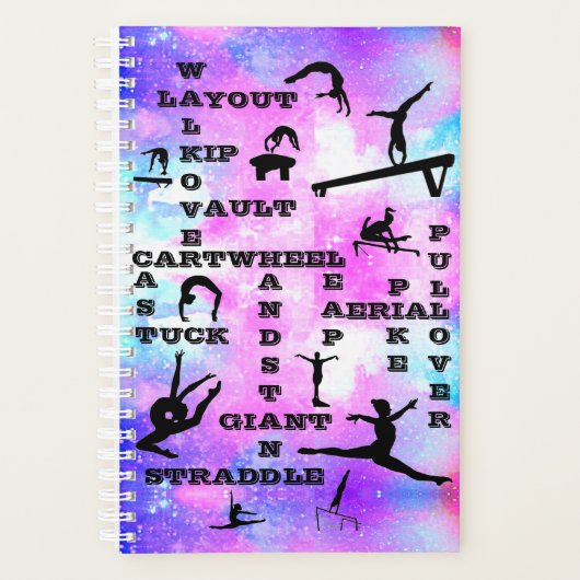 Compétences en gymnastique Mots-croisés Planificat (Devant)