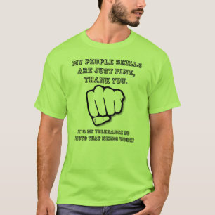Compétences Sociales T-Shirt Drôle