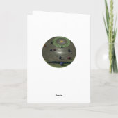 Competition Lawn Bowl, Birthday Logo Kaart (Achterkant)