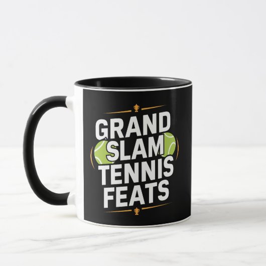 Compétitions de tennis du Grand Chelem, tasses de (Gauche)