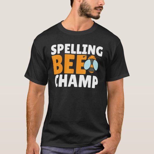 Competitive Spelling Contest Word Nerd Spelling Be T-shirt (Voorkant)
