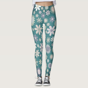 Compiler les Leggings de Hipster Flower Imprimer V