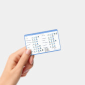 Complément de badge d'échelle de coup (Manuel / portable)