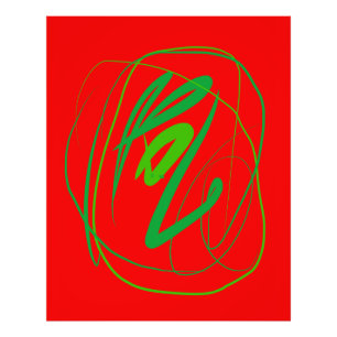 Complementair schaduw II-poster Foto Afdruk