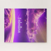 Complete Fantasy Paars en Violet Fun Galaxy Legpuzzel (Horizontaal)