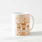 Complete Nerd For Pottery Pottery Pro Wheel Hobby Koffiemok (Voorkant rechts)