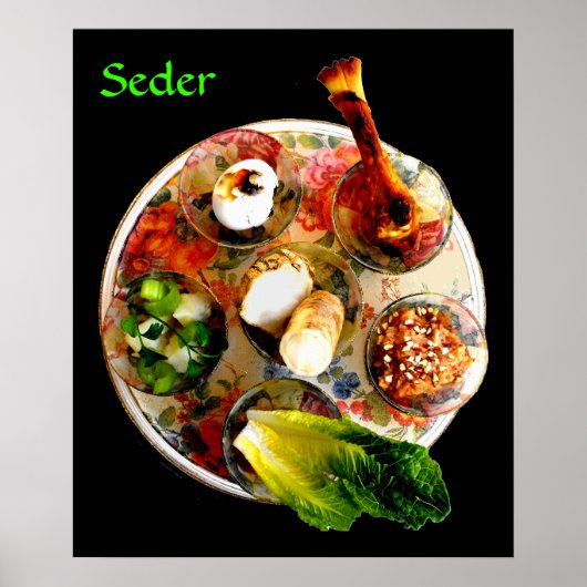 Complete Seder Bord Poster (Voorkant)