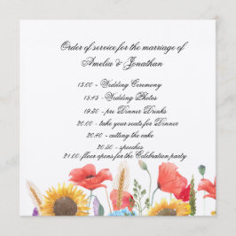 Completely Customisable Program/ Order of servie Programma