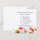 Completely Customisable Program/ Order of servie Programma (Voorkant / Achterkant)