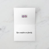 Complétez notre carte pour notes de puzzle familia (Intérieur)