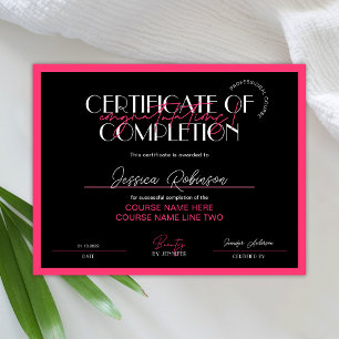 Completion Beauty Salon Pink Award