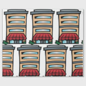 Complex bouwen cadeaupapier (Vlak)