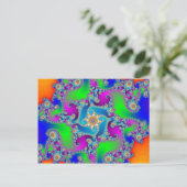 Complex Fractal Pattern: Briefkaart (Staand voorkant)