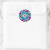 Complex Fractal Pattern: Ronde Sticker (Tas)