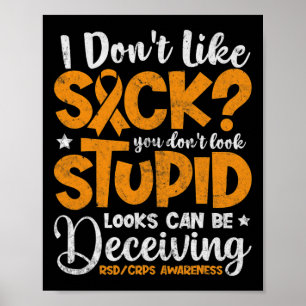 Complex regionaal pijnsyndroom CRPS Warrior Aware Poster