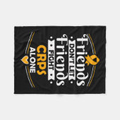 Complex regionaal pijnsyndroom Gift - Algodystrofi Fleece Deken (Voorkant (Horizontaal))