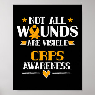Complex Regional Pain Syndrome Awareness T-shirt Poster
