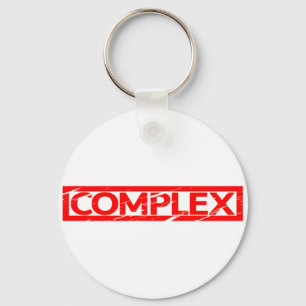 Complex stempel sleutelhanger