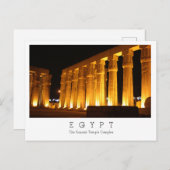 Complexe du temple de Karnak, Egypte, Carte postal (Devant / Derrière)